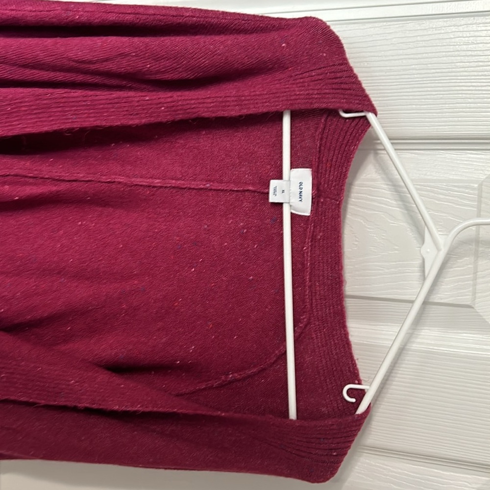 Old Navy XL women’s purple long sleeve cardigan - Picture 3 of 4